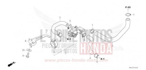 AIR INJECTION CONTROL VALVE CBR600R3R de 2024